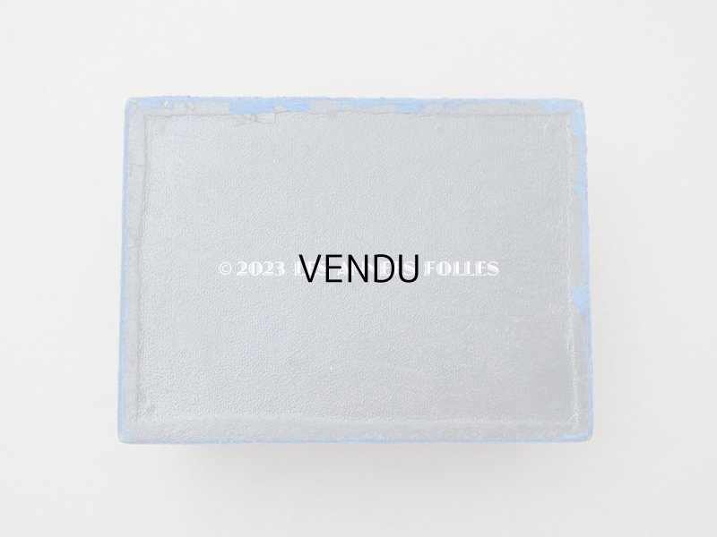 画像5: 19世紀末 アンティーク 裁縫箱　ブルーのベルベット