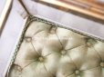 画像7: 19世紀 アンティーク クリスタルのジュエリーボックス カーキのシルク製クッション　