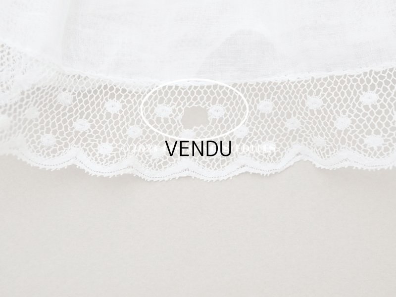 画像10: アンティーク ベビードレス ホワイトワーク&レース