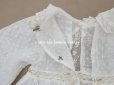 画像11: 1900年頃 アンティーク ドール用ドレス　下着付き　ドット刺繍のコットンファブリック