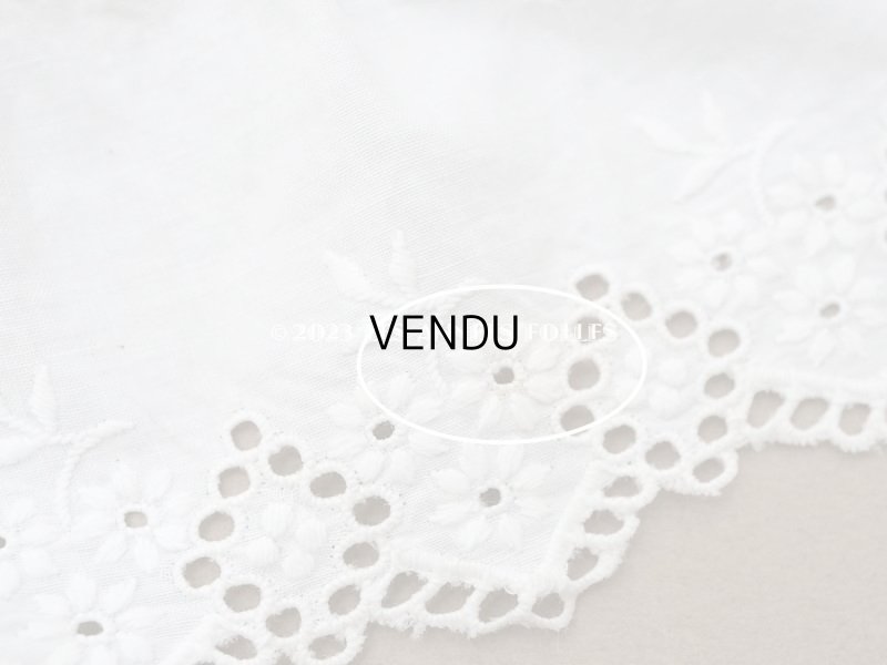 画像4: アンティーク カットワークレース　花刺繍 2.45m 6cm幅