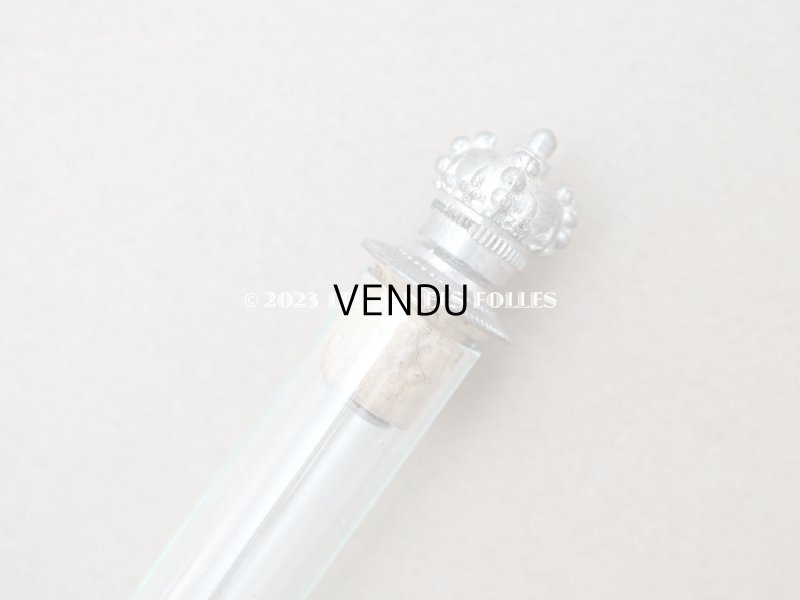 画像3: 1900年頃 アンティーク 王冠の栓付き 携帯用香水瓶