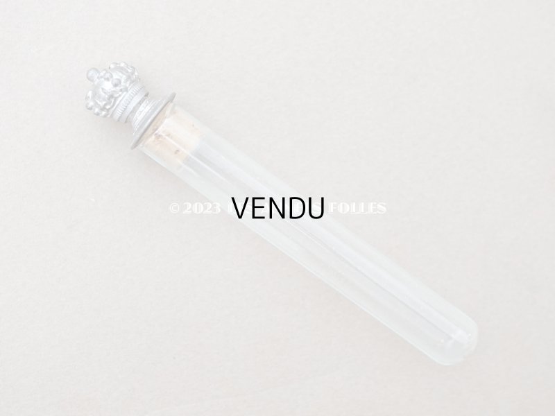 画像11: 1900年頃 アンティーク 王冠の栓付き 携帯用香水瓶