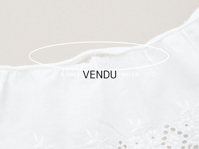 画像7: アンティーク カットワークレース　花刺繍 2.45m 6cm幅