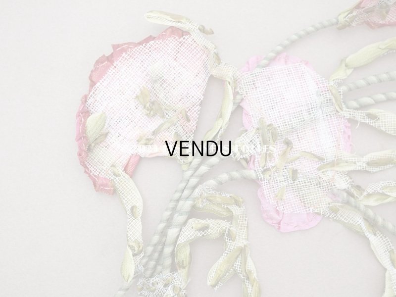 画像8: 未使用 1920年代 アンティーク 大きなロココモチーフ 22×32cm