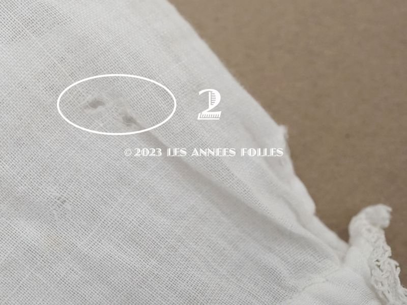 画像6: 1900年頃 アンティーク ドール用ブラウス 花の刺繍入り