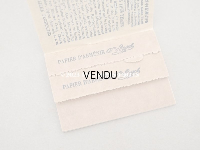 画像12: 1890年代 アンティーク 箱付き パピエダルメニイ 天使の香り紙 PAPIER D'ARMENIE-A.PONSOT-