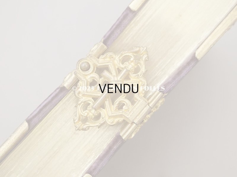 画像9: 新品同様 1837年 アンティーク ミサ典書 紫のベルベット 王冠紋章＆イニシャル付き