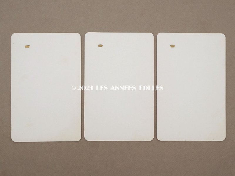 画像10: 未使用 アンティーク 王冠紋章付き ウェディングのメニューカード  11枚セット