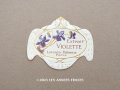 アンティーク パフュームラベル 菫 EXTRAIT AUX FLEURS - LORENZY-PALANCA -