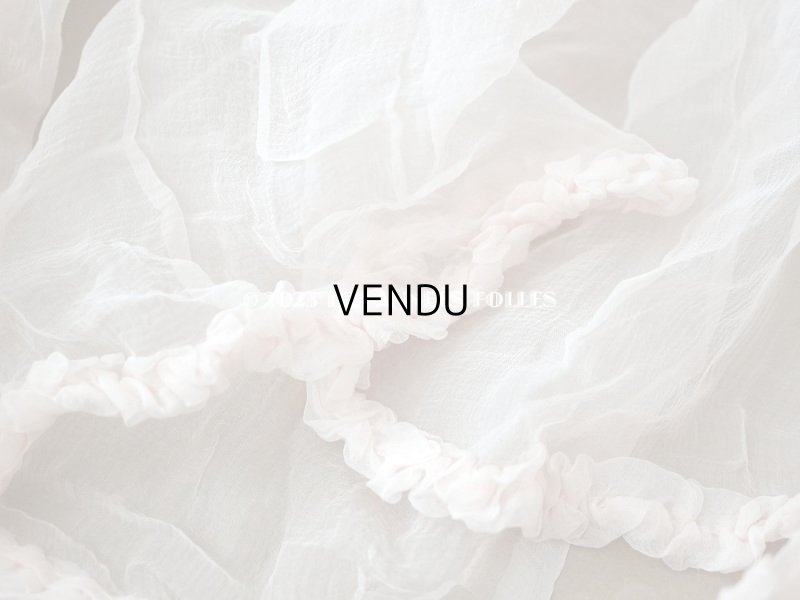 画像14: アンティーク 婚約式 ＆ 結婚式のヘッドドレス シルクオーガンジーのフリル