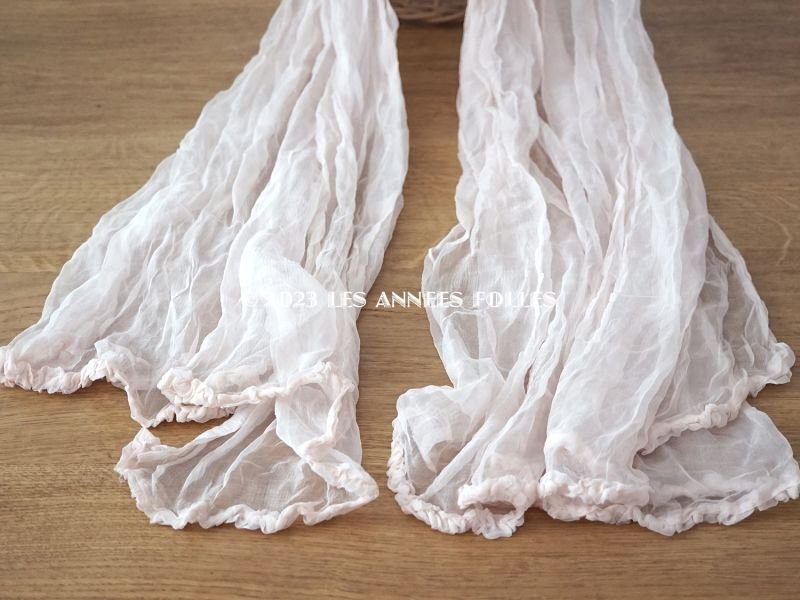 画像12: アンティーク 婚約式 ＆ 結婚式のヘッドドレス シルクオーガンジーのフリル