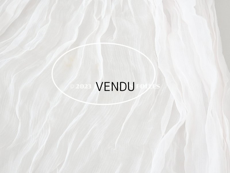 画像4: アンティーク 婚約式 ＆ 結婚式のヘッドドレス シルクオーガンジーのフリル