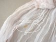 画像2: アンティーク 婚約式　＆　結婚式のヘッドドレス　シルクオーガンジーのフリル (2)
