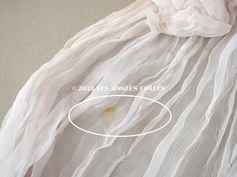 画像2: アンティーク 婚約式　＆　結婚式のヘッドドレス　シルクオーガンジーのフリル