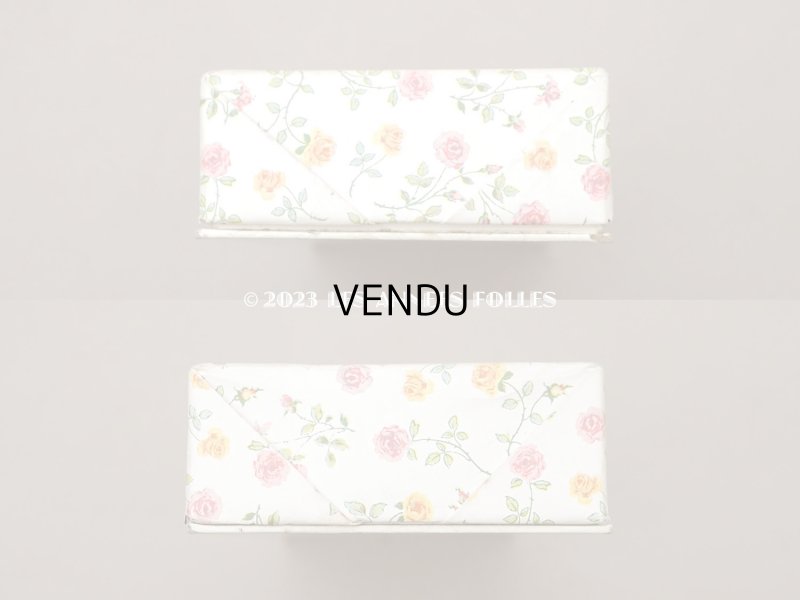 画像8: 【13周年セール対象外】アンティーク ピンクの薔薇模様のお菓子箱 チョコレートボックス CHOCOLAT DOMINIQUE BIARITZ