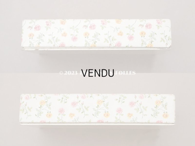 画像7: 【13周年セール対象外】アンティーク ピンクの薔薇模様のお菓子箱 チョコレートボックス CHOCOLAT DOMINIQUE BIARITZ