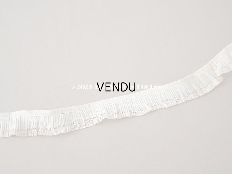 画像5: 【13周年セール対象外】アンティーク プリーツリボン ピンクパープルの縁取り 幅2.8cm