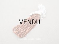 1900年代 アンティーク 極小 メタル製 カット入り ビーズ 煉瓦色　メタルビーズ P5　