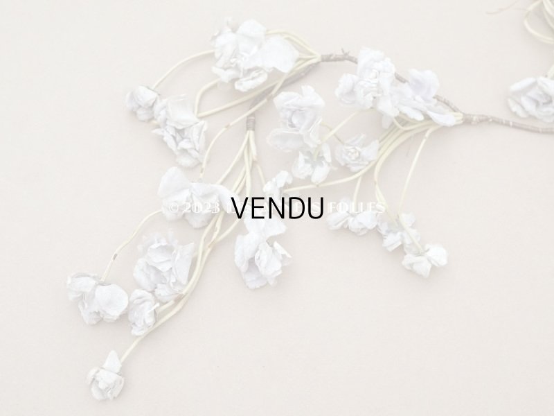 画像7: 【13周年セール対象外】1900年頃 アンティーク 菫の布花のヘッドドレス パルマ菫