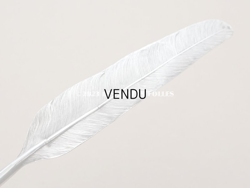 画像5: 【13周年セール対象外】1900年代 アンティーク シルバー製 羽のペン軸 