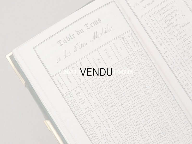 画像12: 1825年 アンティーク ミサ典書 グリーンのベルベット キリストの留め金