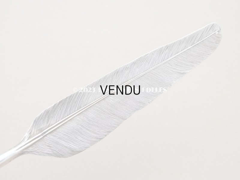 画像4: 【13周年セール対象外】1900年代 アンティーク シルバー製 羽のペン軸 