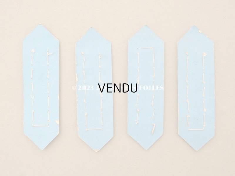 画像3: アンティーク マザーオブパール製 極小 ボタン 6mm 12ピース シェルボタン パウダーブルー