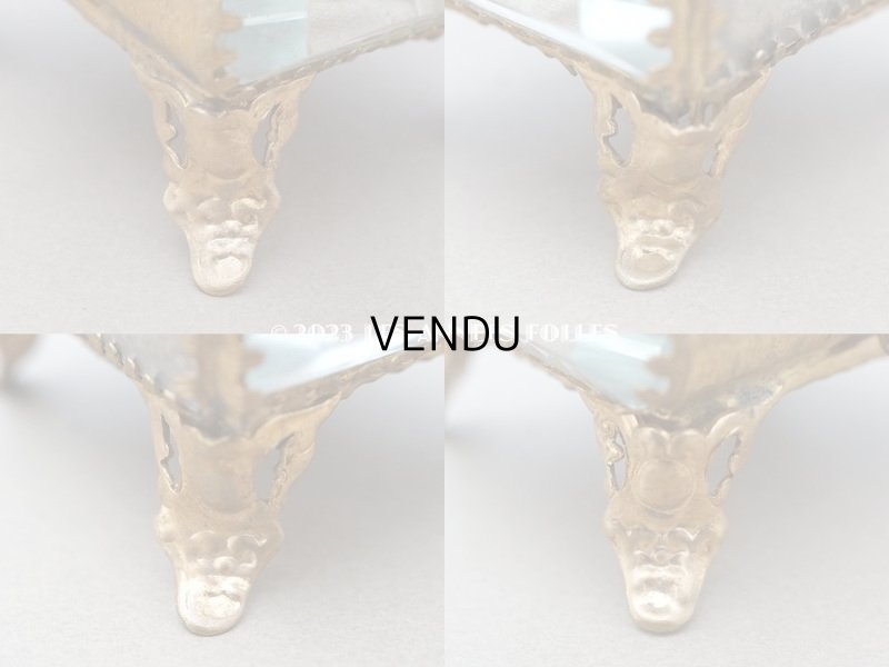 画像8: アンティーク 懐中時計 & ジュエリーボックス パウダーピンクのシルク製クッション