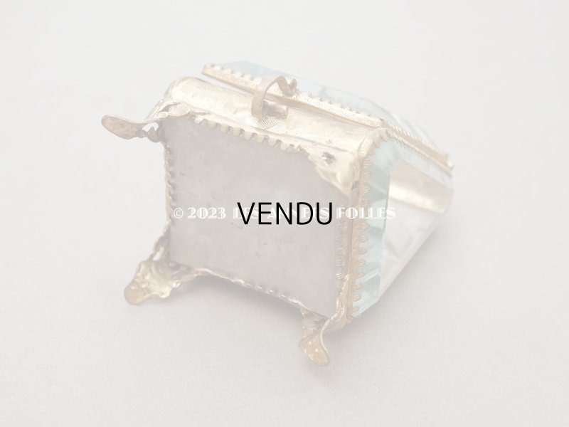 画像6: アンティーク 懐中時計 & ジュエリーボックス パウダーピンクのシルク製クッション