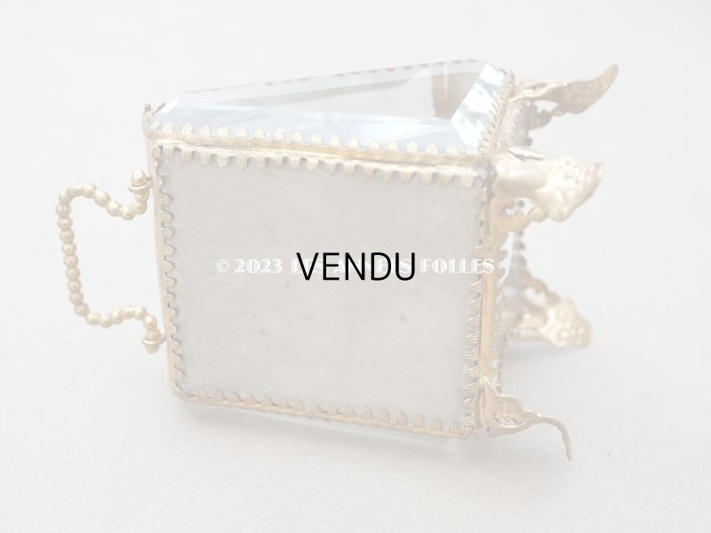 画像5: アンティーク 懐中時計 & ジュエリーボックス パウダーピンクのシルク製クッション