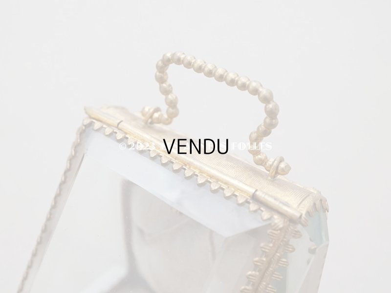 画像7: アンティーク 懐中時計 & ジュエリーボックス パウダーピンクのシルク製クッション