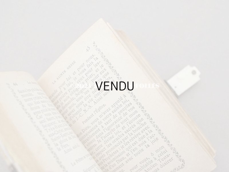 画像9: 1897年 アンティーク 薔薇のリース  ミサ典書 セルロイド製