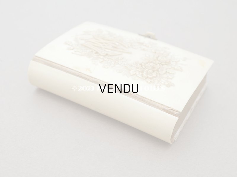 画像4: 1897年 アンティーク 薔薇のリース  ミサ典書 セルロイド製