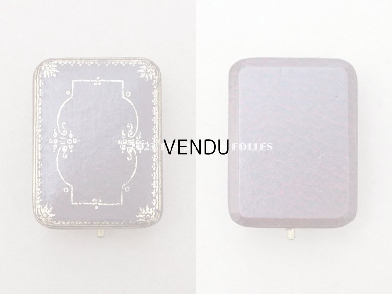 画像3: アンティーク 金彩入り ジュエリーボックス ダークブラウン