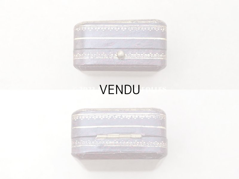 画像4: アンティーク 金彩入り ジュエリーボックス ダークブラウン