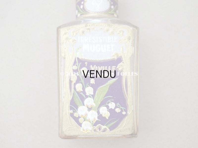画像5: アンティーク  鈴蘭のパフュームボトル クリスタル製 IRRESISTIBLE MUGUET  - VIVILLE PARIS -