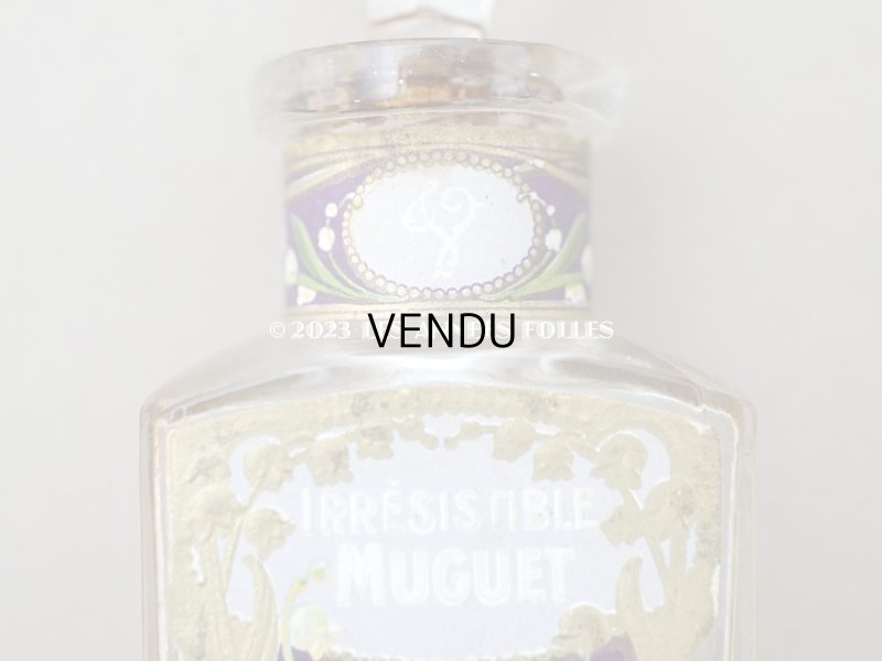 画像6: アンティーク  鈴蘭のパフュームボトル クリスタル製 IRRESISTIBLE MUGUET  - VIVILLE PARIS -