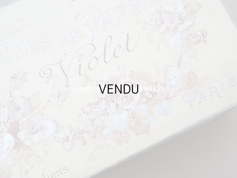 画像6: 19世紀末 アンティーク 菫のソープーボックス SAVON AUX VIOLETTES DE PARME - VIOLET PARIS -