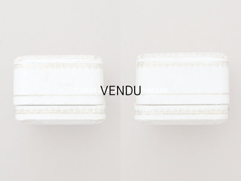 画像6: アンティーク リング用 ジュエリーボックス　金彩入り オフホワイト