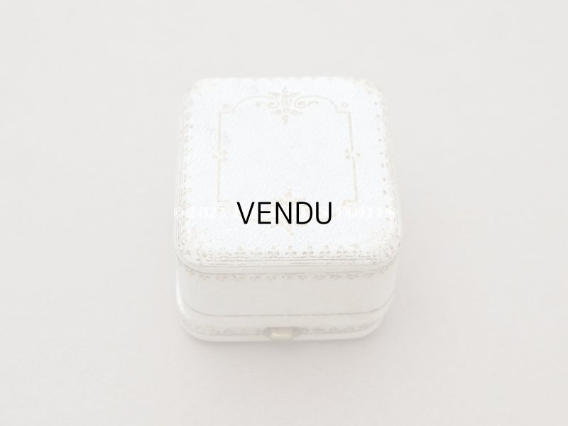 画像3: アンティーク リング用 ジュエリーボックス　金彩入り オフホワイト