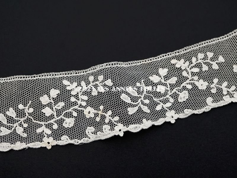 画像4: 19世紀 アンティーク ニードルレースのアプリカシオン 90cm
