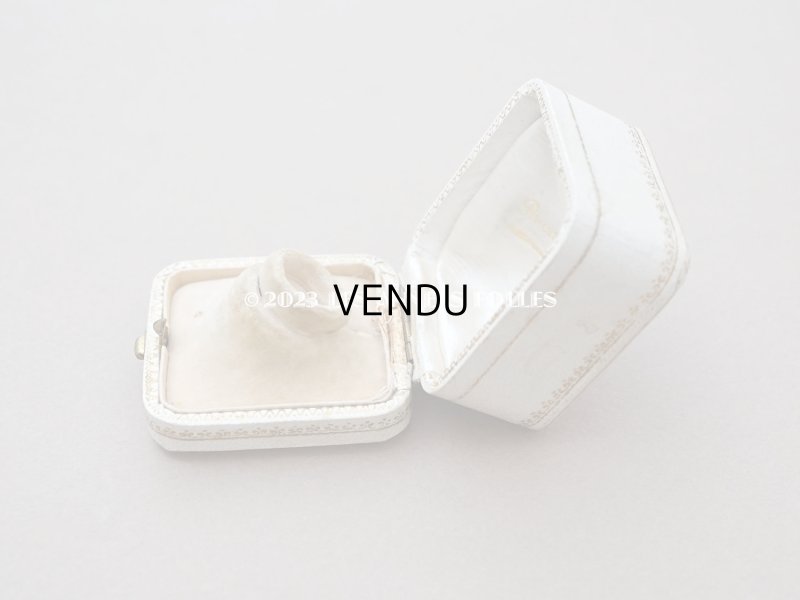 画像8: アンティーク リング用 ジュエリーボックス　金彩入り オフホワイト