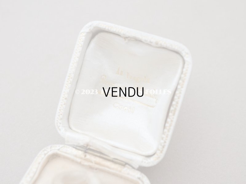 画像12: アンティーク リング用 ジュエリーボックス　金彩入り オフホワイト