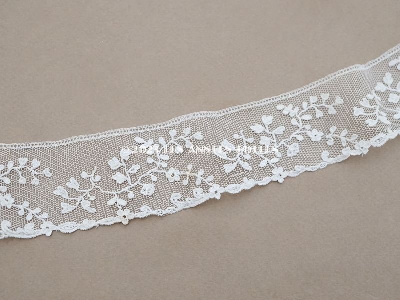 画像5: 19世紀 アンティーク ニードルレースのアプリカシオン 90cm