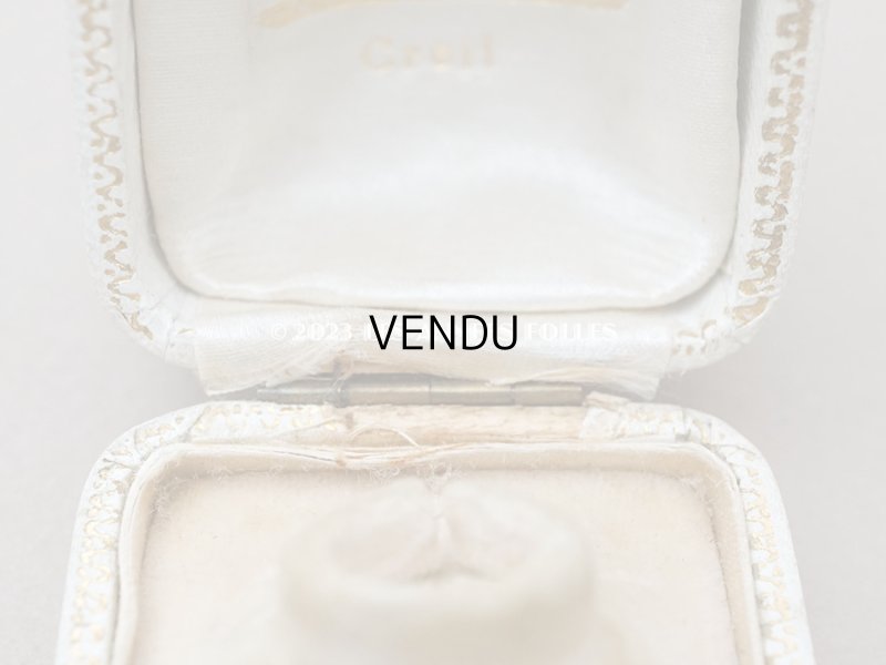 画像11: アンティーク リング用 ジュエリーボックス　金彩入り オフホワイト