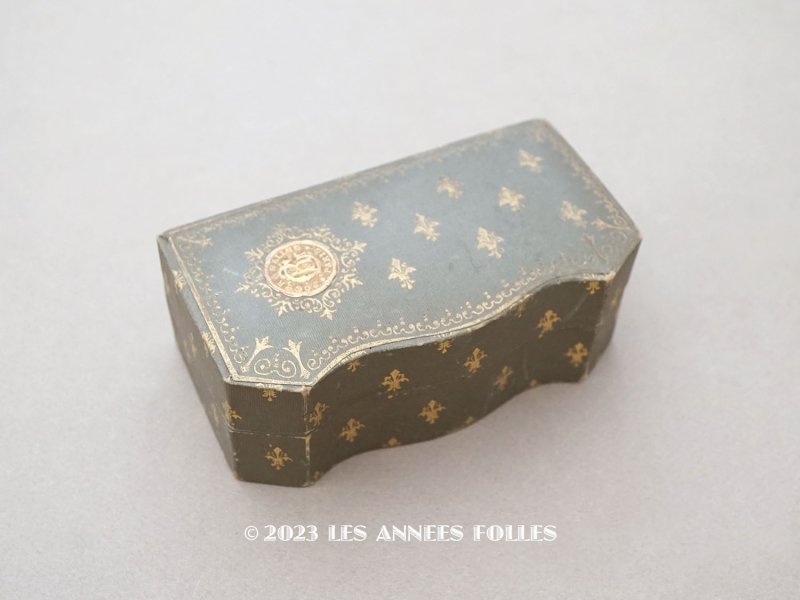 画像1: アンティーク パフュームボックス 百合の紋章  - ROGER & GALLET PARIS -
