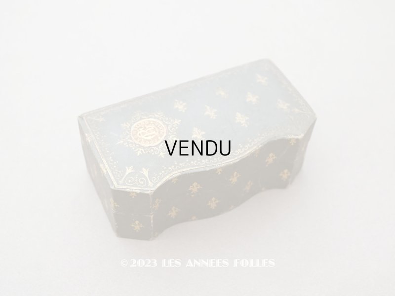 画像1: アンティーク パフュームボックス 百合の紋章  - ROGER & GALLET PARIS -