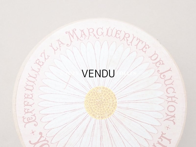画像2: アンティーク マーガレットのチョコレートボックス お菓子箱 EFFEUILLEZ LA MARGUERITE DE LUCHON  - YO-YO CHOCOLAT CUIT -