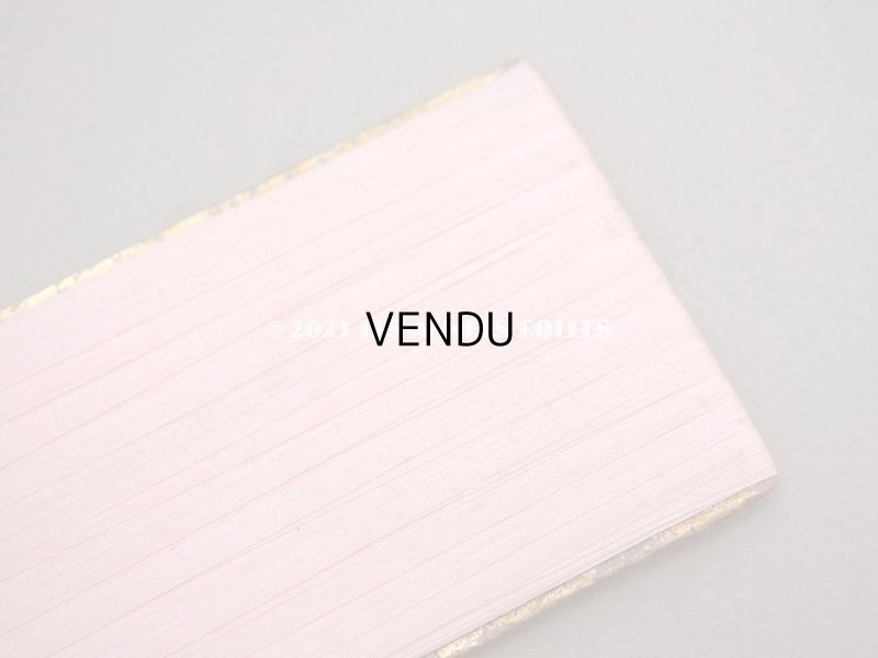 画像8: アンティーク  50m巻 リボン刺繍 & ロココトリム用 シルク製 リボン ベビーピンク 4mm幅  FAVEUR SOIE POUR BRODERIE - AU BON MARCHE -